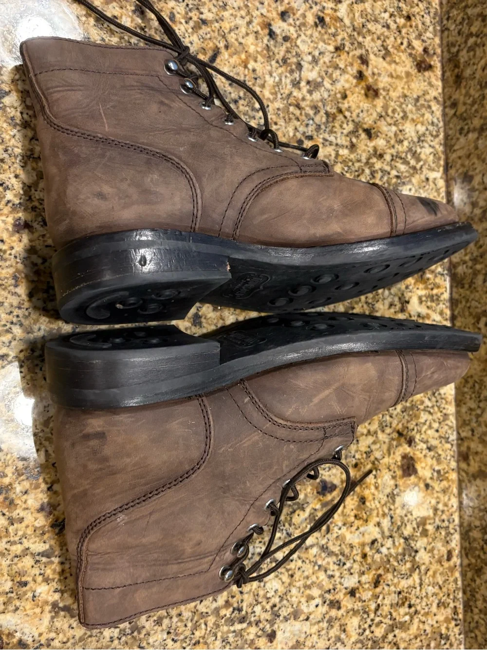 Thursday Everyday Boots size 9 Leather Cap Toe Lace-up